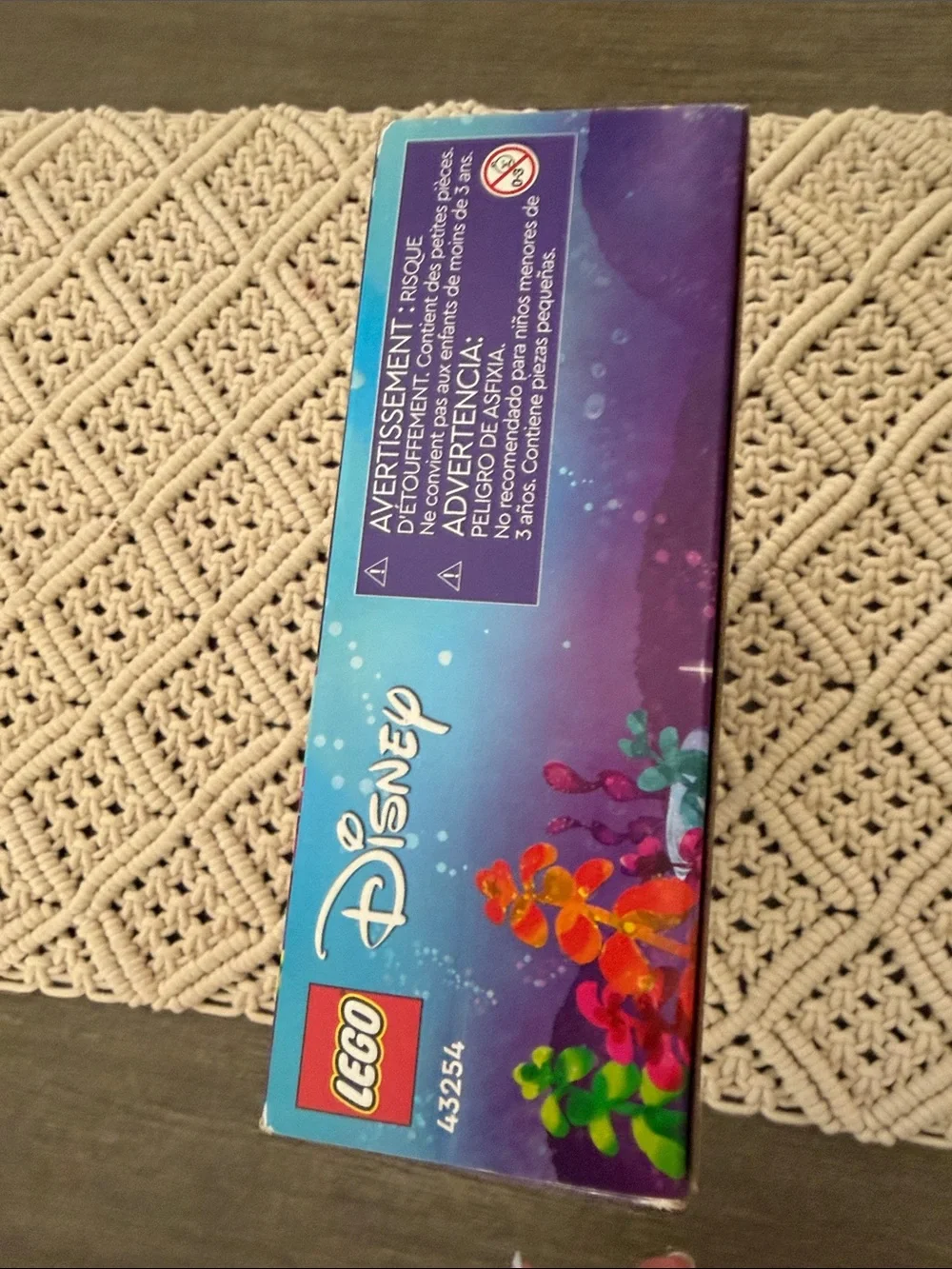 Lego Disney Ariel Crystal Cave Playset - Pink, Teal, Purple, Yellow